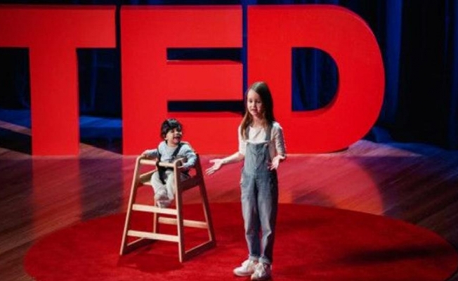 7 yaşında TED’de konuştu