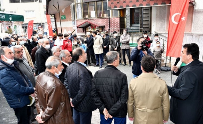 Bursa'da Atıcılar Veysel Karani Camii'ne yeni çehre