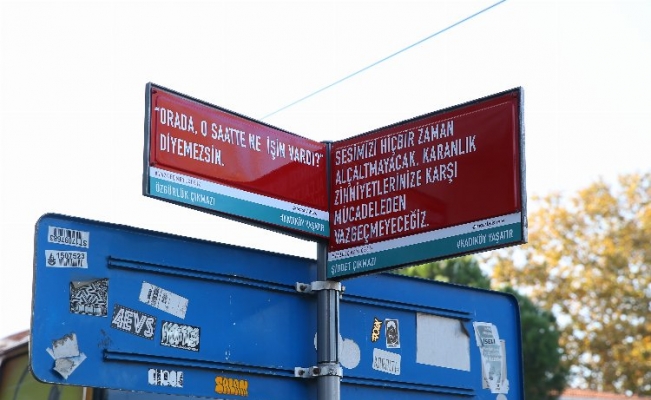 Kadıköy'de kadınlar için sokak isimleri değişti 