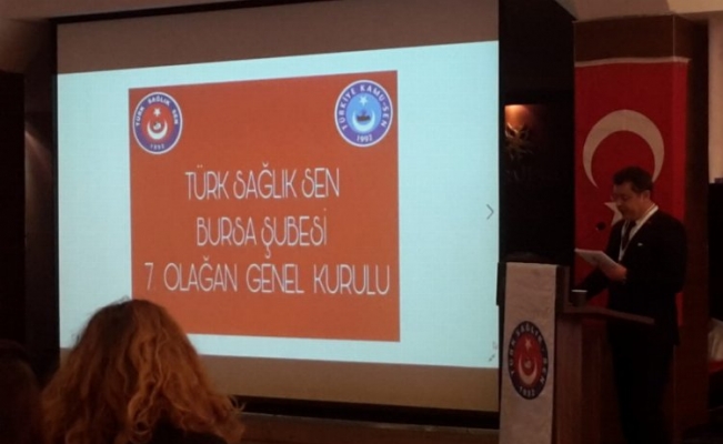 Türk Sağlık-Sen Bursa'da Karabayır'a güvenoyu