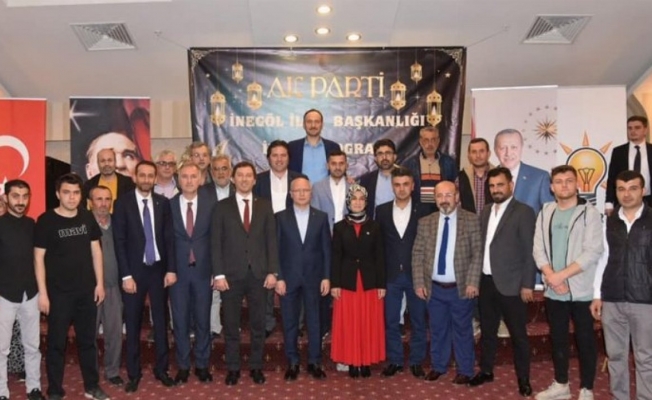 AK Parti Bursa İl Başkanı Gürkan, İnegöl'de iftara katıldı 