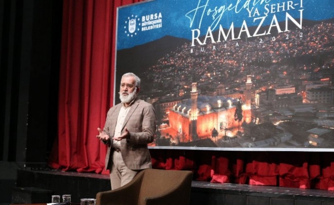 Bursa'da 'Ramazanın ruhu insanın huzuru' söyleşileri sürüyor