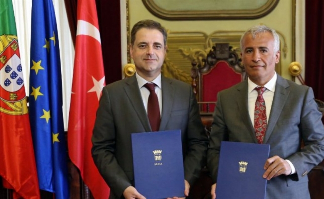 Gaziantep ve Braga kardeş şehir için imzaları attı 