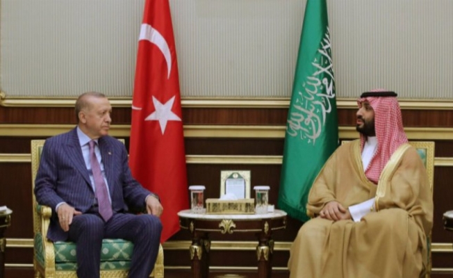 Cumhurbaşkanı Erdoğan Veliaht Prensi ile görüştü
