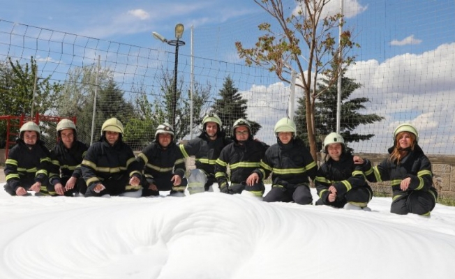 Nevşehir'de cezaevi personeline itfaiyeden eğitim 