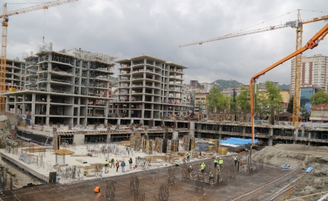 Rize'de Belediye Blokları ve Taşlıdere Kentsel Dönüşüm çalışmaları tamamlanıyor