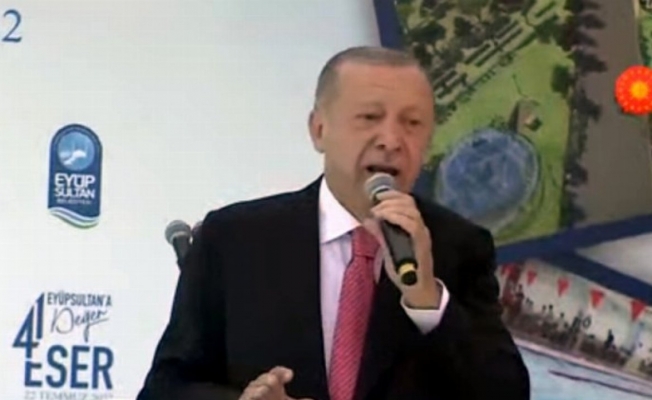 Cumhurbaşkanı Erdoğan İstanbul Eyüpsultan'da (CANLI)
