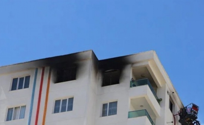 Diyarbakır'da 13 katlı bir binada yangın