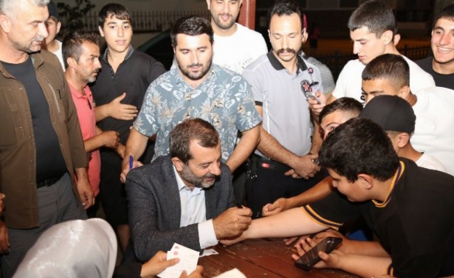 Bursa'da Gürsulular Başkan Işık'la hasbihalde