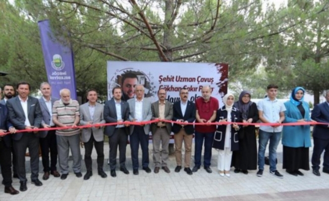Bursa İnegöl'de şehit Gökhan Çakır Parkı'na resmi açılış