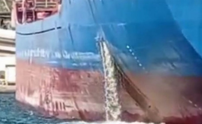 İzmit Körfezi'ni kirleten gemiye 5 milyon lira ceza