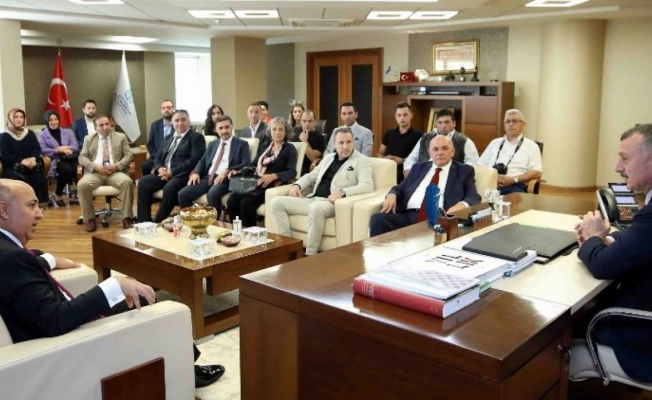 Kocaeli'de Ahilik Kutlama Komitesi'nden Başkan Büyükakın'a ziyaret