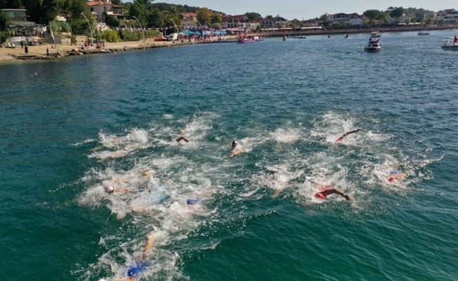 Şampiyon yüzücüler Kocaeli Kerpe’de kulaç attı