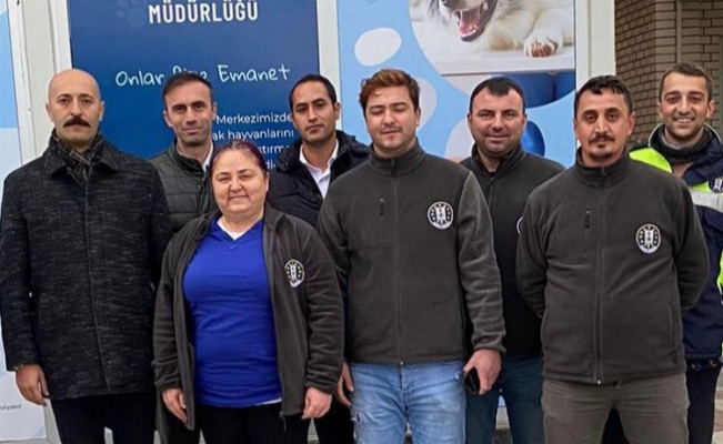 Kütahya'da veterinerlerden rehabilitasyon merkezine ziyaret