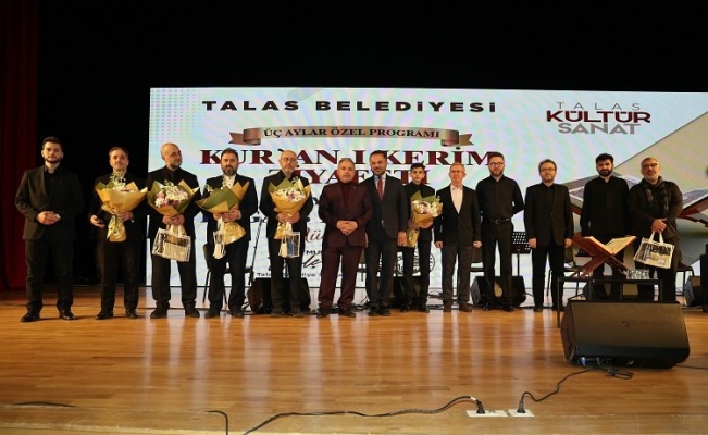 Kayseri Talas'ta Kur'an ziyafeti