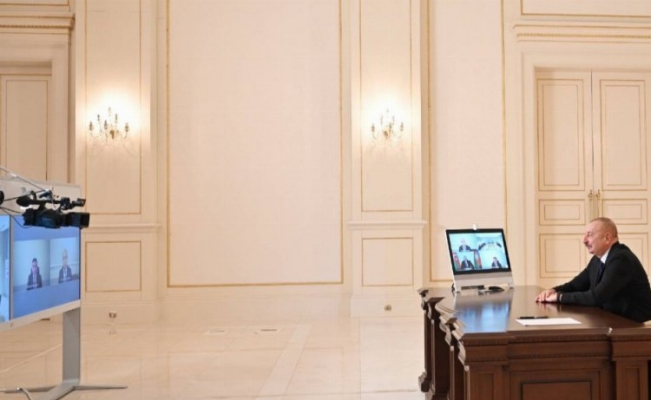 Bakan Özer Azerbaycan Cumhurbaşkanı ile çevrim içi görüştü