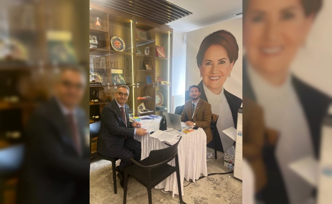 İYİ Parti Kars Milletvekili aday adayı Mükerrem Aladağ resmi başvuruyu tamamladı