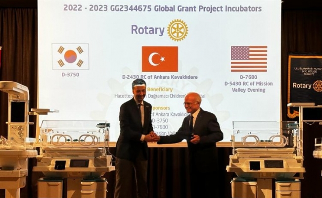 Rotary'den tıbbi cihaz bağışı