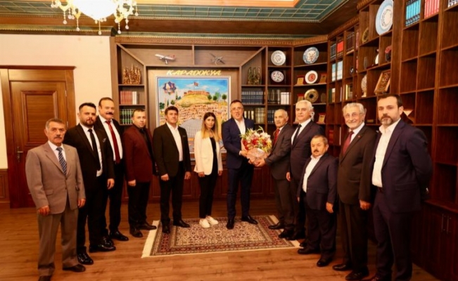 Nevşehir Ahilik Kutlaması Heyeti Mehmet Savran'la buluştu