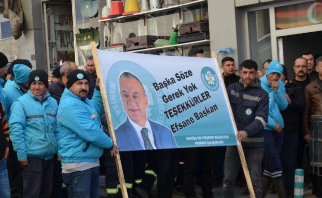 Manisa Büyükşehir'de maaş zammı sevinci