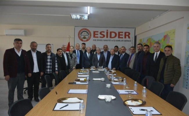 Sivas Valisi Şimşek'ten ESİDER'e ziyaret