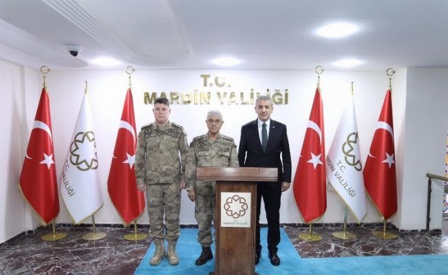 Jandarma Genel Komutanı Orgeneral Arif Çetin Mardin'de