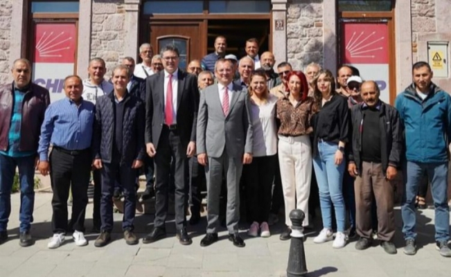 CHP heyetinden Başkan Ergin'e ziyaret