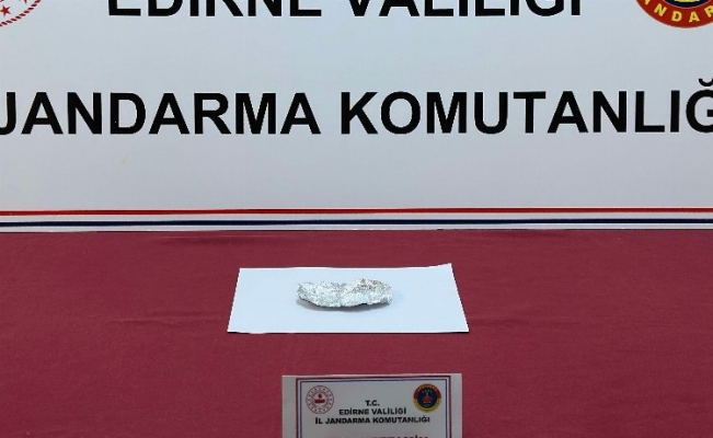 Edirne Jandarması'ndan Havsa'da uyuşturucu operasyonu