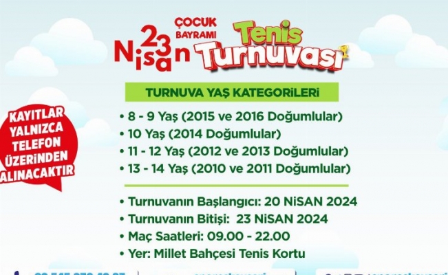 Kayseri'de  23 Nisan’a özel turnuva
