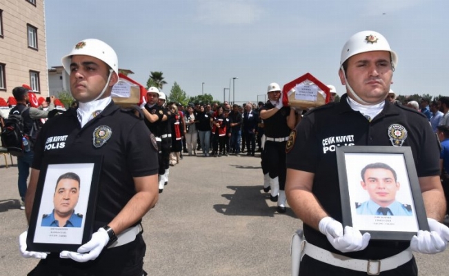 Şehit polisler için tören düzenlendi