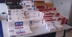 220 Paket kaçak sigara ele geçirildi