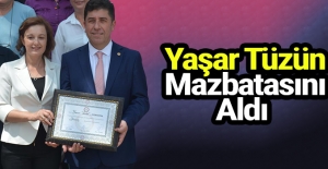 CHP Bilecik Milletvekili Tüzün, mazbatasını aldı
