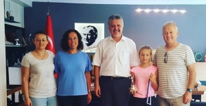 Başkan Gerenli, başarılı sporcuları tebrik etti