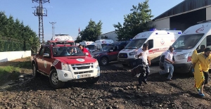 “Kazanın yaşandığı yere 77 ambulans gitti“