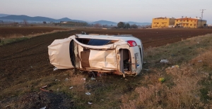 Keşan'da trafik kazası 1 yaralı