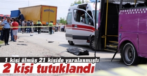 Sakarya'daki trafik kazası: 2 kişi tutuklandı