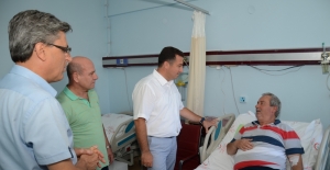 Belediye Başkanı Bakıcı'dan hastane ziyareti