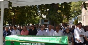 Gazeteci Sayim Alkazak Bandırma'da toprağa verildi