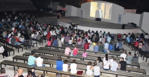 Muratlı'da açık havada sinema