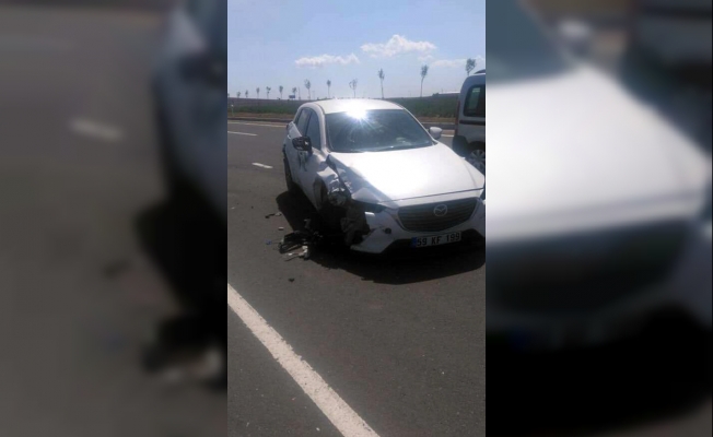 Muratlı'da trafik kazası: 3 yaralı