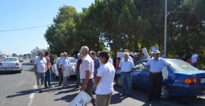 Vatandaşlar Belediyeyi protesto etti
