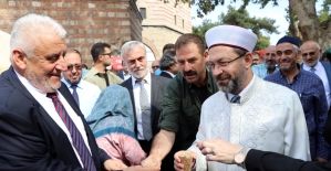 Diyanet İşleri Başkanı Ali Erbaş, Edirne'de hutbe verdi