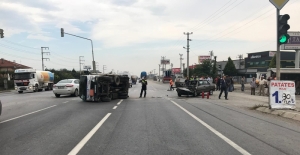 Erenler'de trafik kazası: 2 yaralı