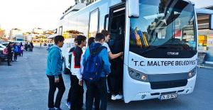 Maltepe'de ücretsiz okul servisi