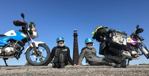Motosikletle dünya turu yapan çift deneyimlerini paylaştı