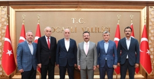 TÜRK-İŞ Genel Başkanı Atalay, Vali Aksoy'u ziyaret etti