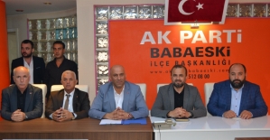 AK Parti Babaeski teşkilatına ziyaret