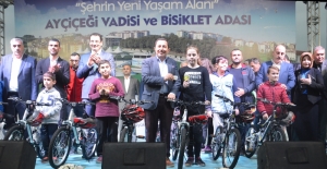 Sakarya'da Ayçiçeği Vadisi ve Bisiklet Adası açıldı