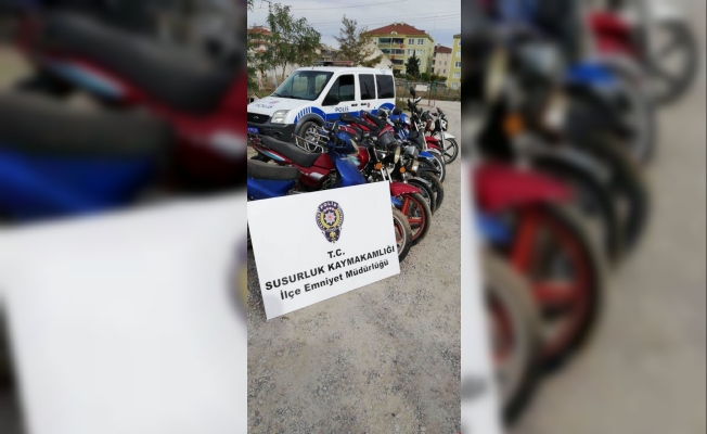 Susurluk'ta motosiklet hırsızlığı operasyonu