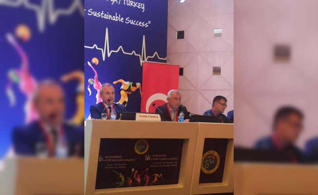 Toksöz 16. Uluslararası Spor Bilimleri Kongresi'ne katıldı